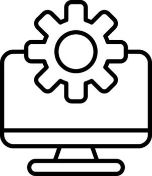 Computer Vector Icon