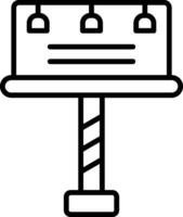 Billboard Vector Icon