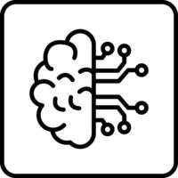 Artificial Intelligence Vector Icon