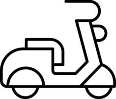 icono de vector de scooter