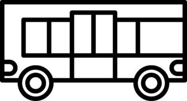 icono de vector de bus