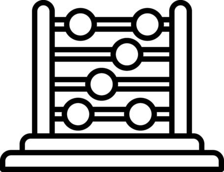 icono de vector de ábaco