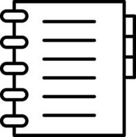 Notebook Vector Icon