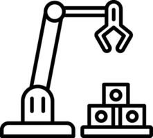 Robotic Arm Vector Icon