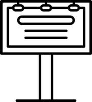 Billboard Vector Icon