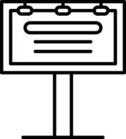 Billboard Vector Icon