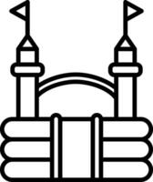 Bouncy Castle Vector Icon