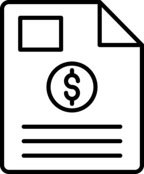 icono de vector de documento