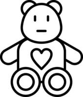 Teddy Bear Vector Icon