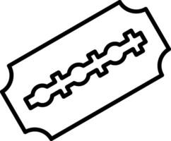 Razor Blade Vector Icon