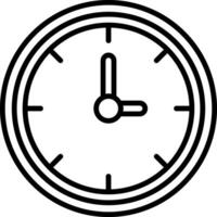 icono de vector de reloj