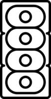 colonial diatomeas vector icono