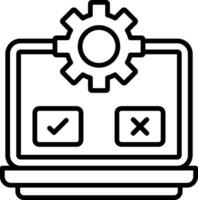 icono de vector de prueba