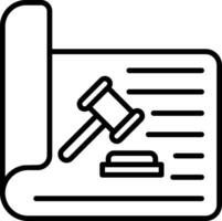 Gavel Vector Icon