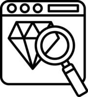 magnifying glass Vector Icon