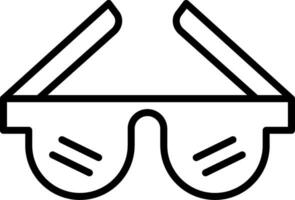 icono de vector de gafas