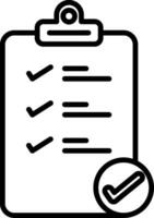 Checklist Vector Icon