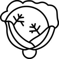 Cabbage Vector Icon