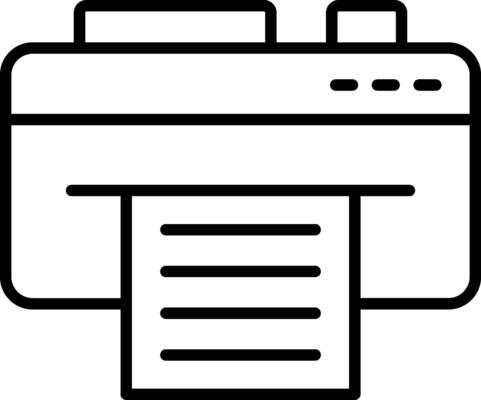 Printer Vector Icon
