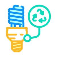 environmentally friendly product color icon vector illustration