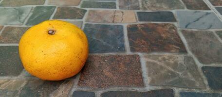 orange on a natural background photo