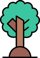 icono de vector de árbol