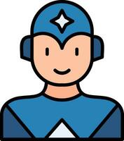 Superhero Vector Icon