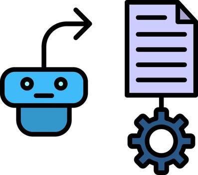 natural idioma Procesando vector icono