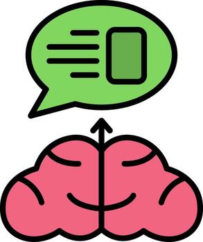 icono de vector de pensamiento