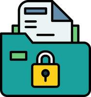 Secure Folder Vector Icon