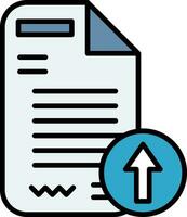 Upload File Vector Icon