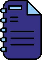 Note Page Vector Icon