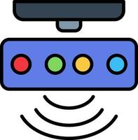 Motion Sensor Vector Icon