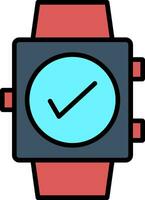 icono de vector de reloj inteligente