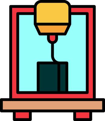 3d Printer Vector Icon