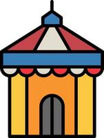 Circus Tent Vector Icon