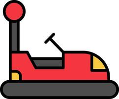 Bumper Car Vector Icon