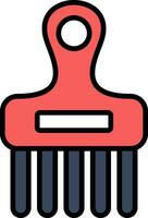 Afro Comb Vector Icon