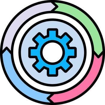 Pie Chart Vector Icon