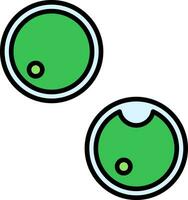 Chlorella Vulgaris Vector Icon