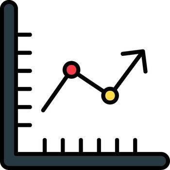 Graph Vector Icon
