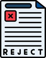 Reject Vector Icon