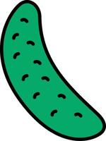 Cucumber Vector Icon