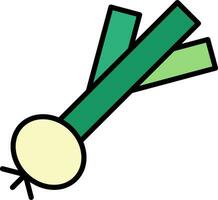 Leek Vector Icon