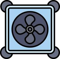 icono de vector de ventilador