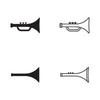 trumpet icon vector