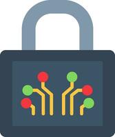 icono de vector de bloqueo