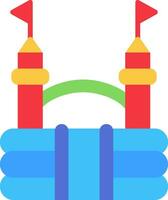 Bouncy Castle Vector Icon