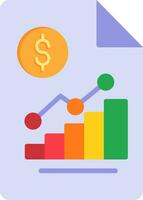 Bar Chart Vector Icon