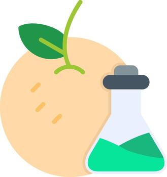 nutricional prueba vector icono